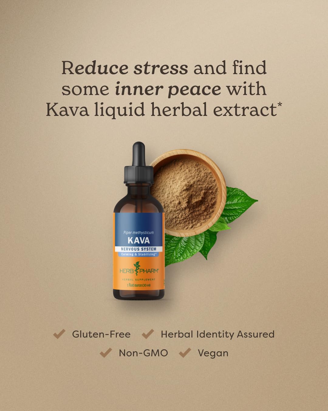 Herb Pharm Kava Root liquid extract showing rapid absorption.