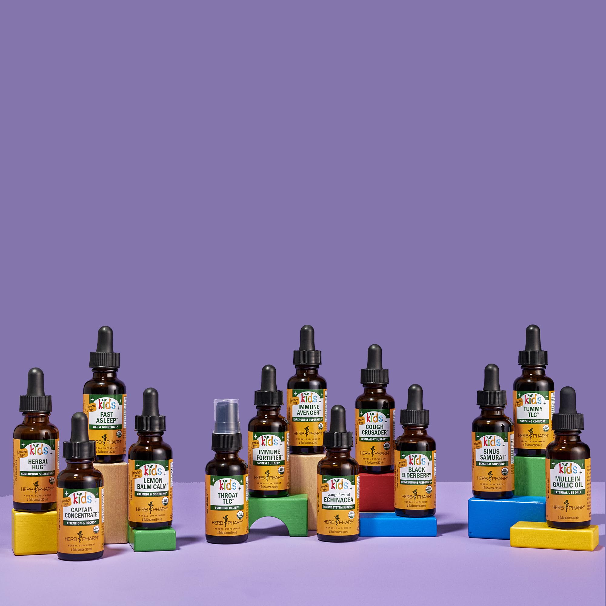 Alcohol-free formula of Herb Pharm Kids Immune Fortifier