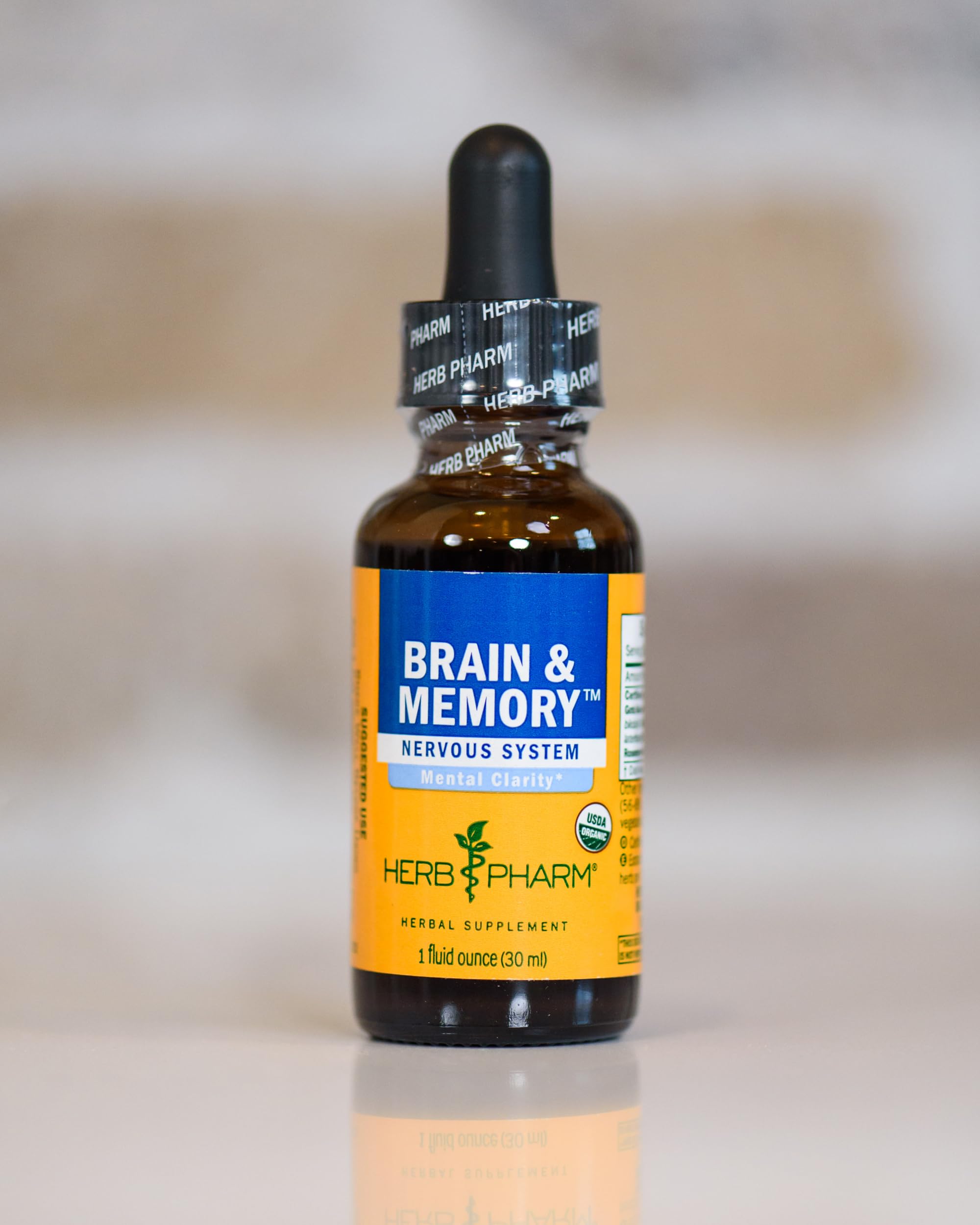 Herb Pharm organic cane alcohol tincture emphasizing small-batch potency