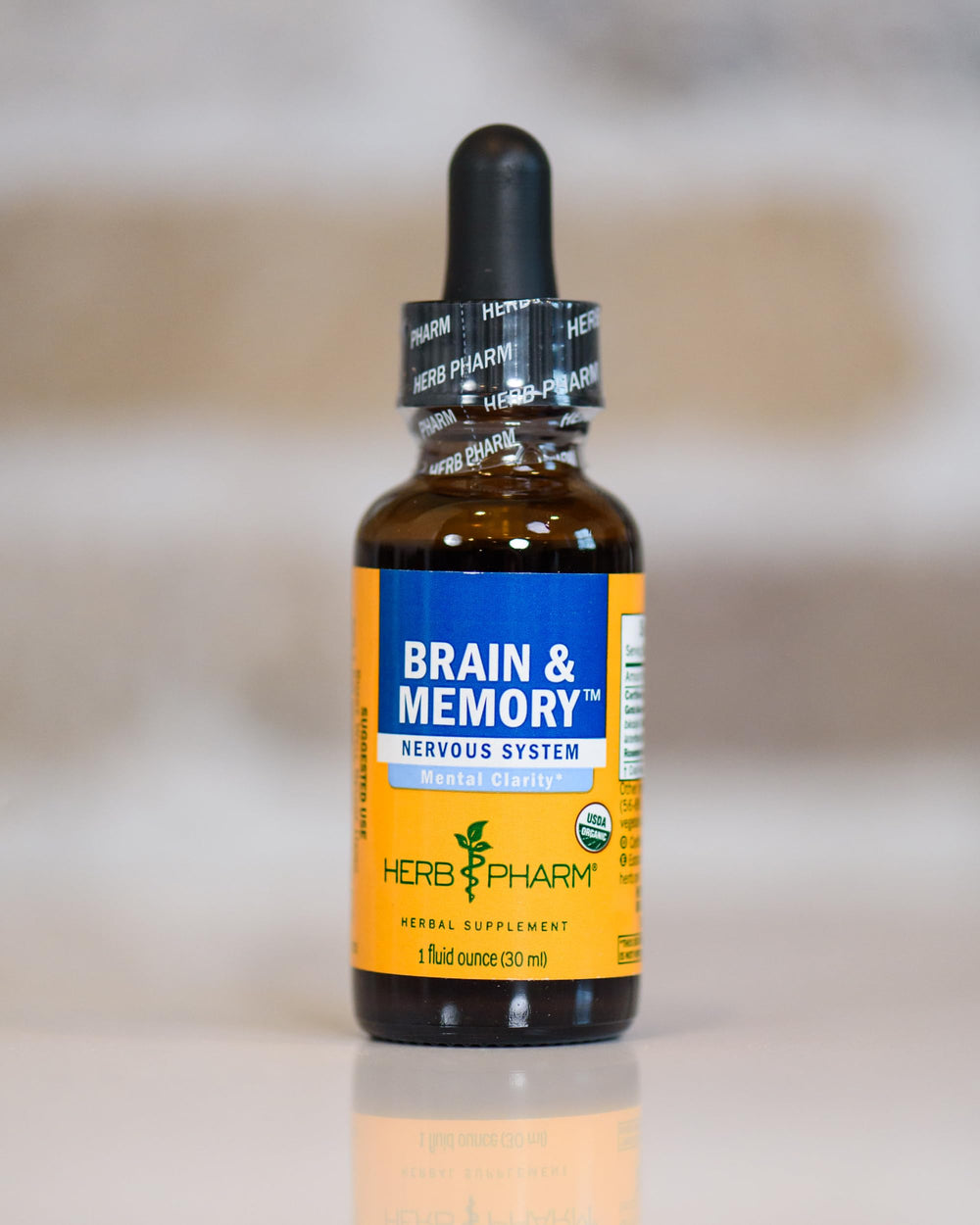 Herb Pharm organic cane alcohol tincture emphasizing small-batch potency