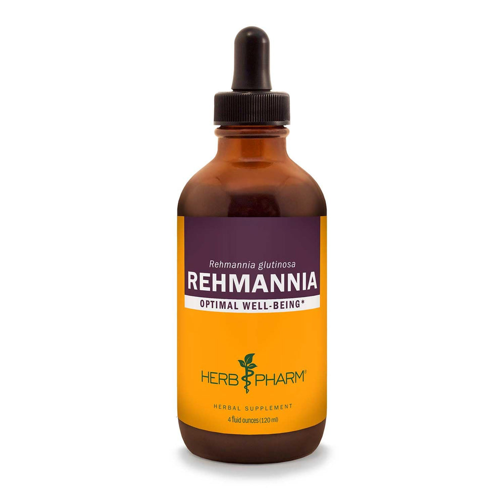Herb Pharm Rehmannia Liquid Extract bottle for convenient daily tincture use