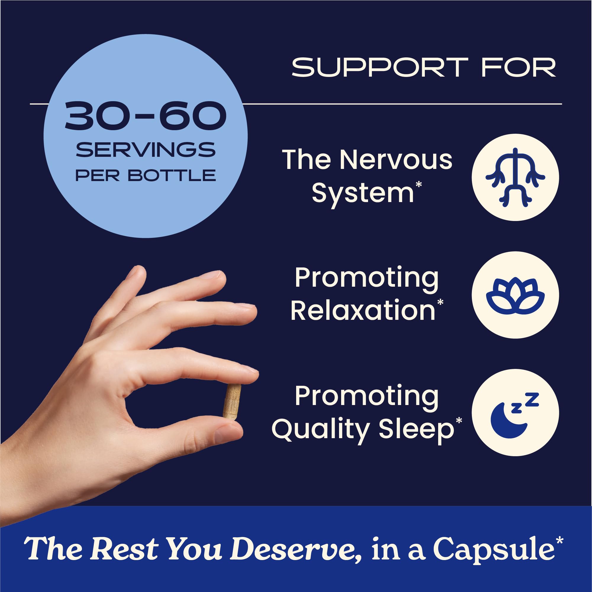 Herb Pharm Sleep Easier capsules inside for easy nightly use.