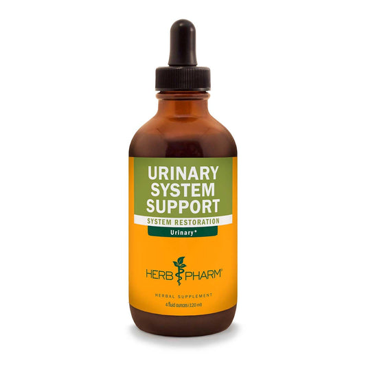 Herb Pharm Urinary System Support bottle for healthy urinary function.