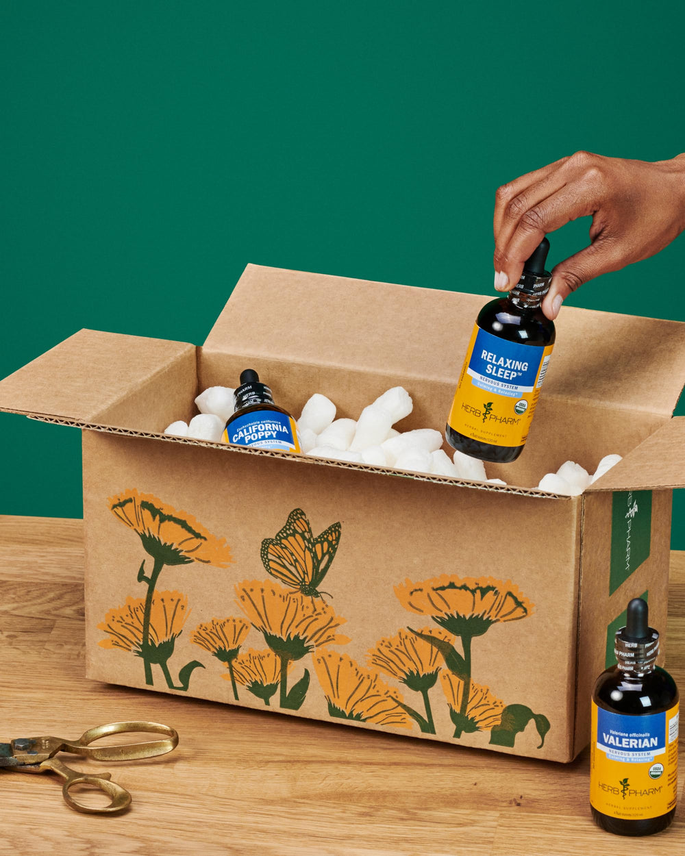 Herb Pharm bottle with dropper for simple measured use.