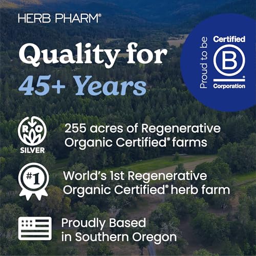 Herb Pharm Valerian Root Sleep Capsules ingredient list communicates quality sources.