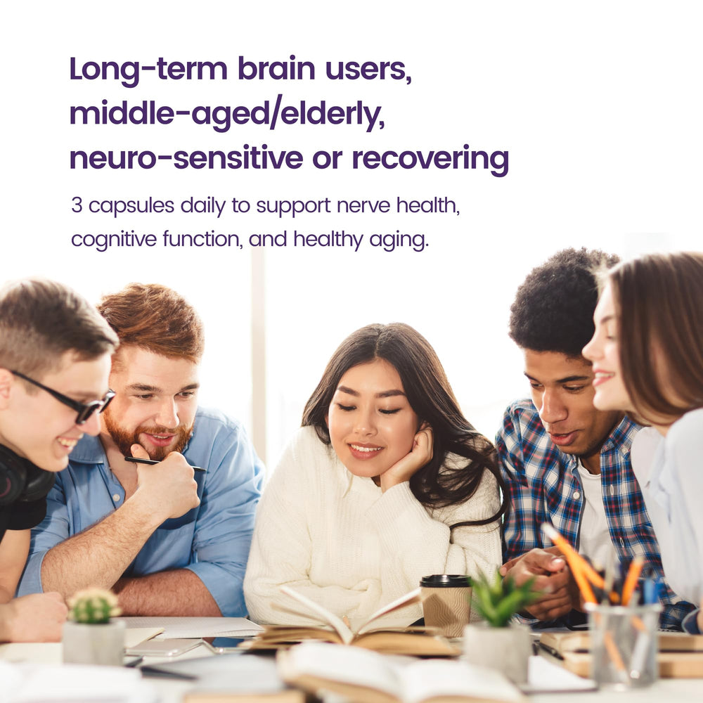 HERB PURE Astragalus root extract indicating nervous system and brain health support.