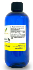 Pouring Herb-Science B6 Drops demonstrates quick absorption for easy dosing.