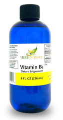 Herb-Science Liquid Vitamin B6 Drops bottle for energy support and daily use.