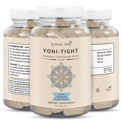 Herbal-avRay Yoni Tight pills jar, natural capsules for intimate wellness support