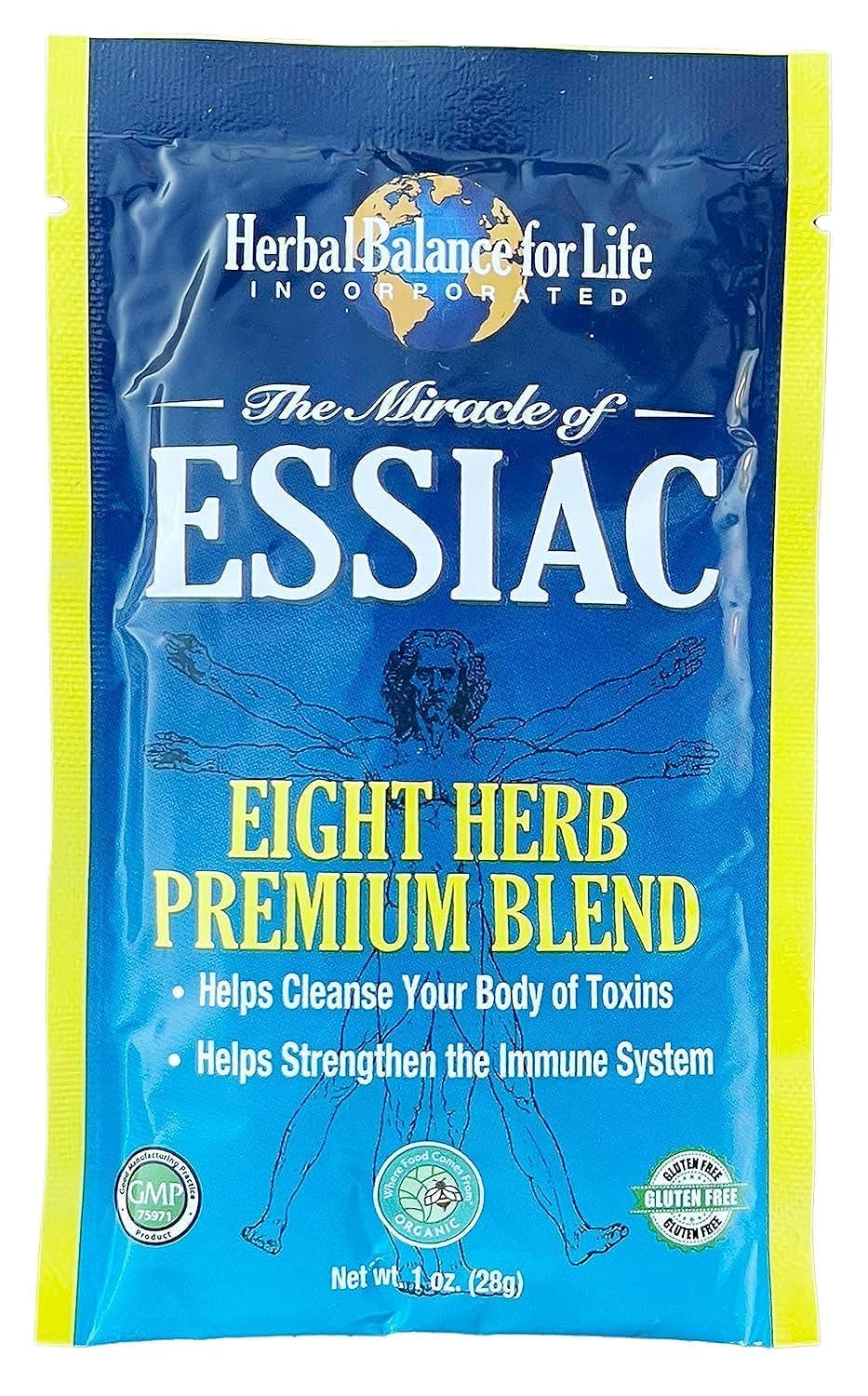 Herbal Balance Tea brew in cup releases earthy aroma.