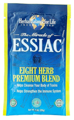 Herbal Balance Tea brew in cup releases earthy aroma.