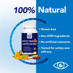 Herbal Bee Eye Supplement daily dose ready-to-take softgels