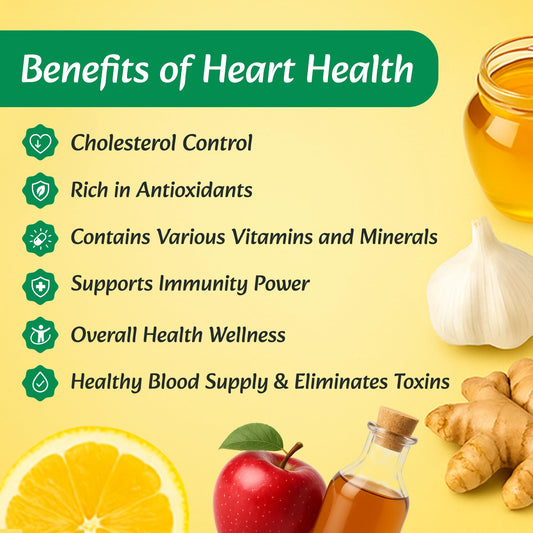HERBAL DAILY ingredients display shows garlic, ginger, and lemon for immune-supporting wellness
