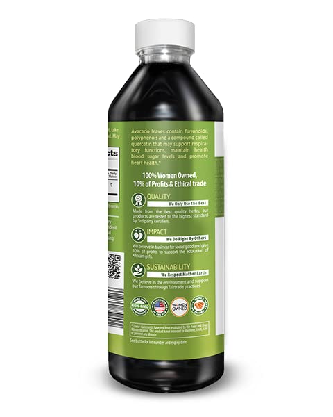 Herbal Goodness avocado leaf extract closeup shows a plant-based supplement for daily vitality.