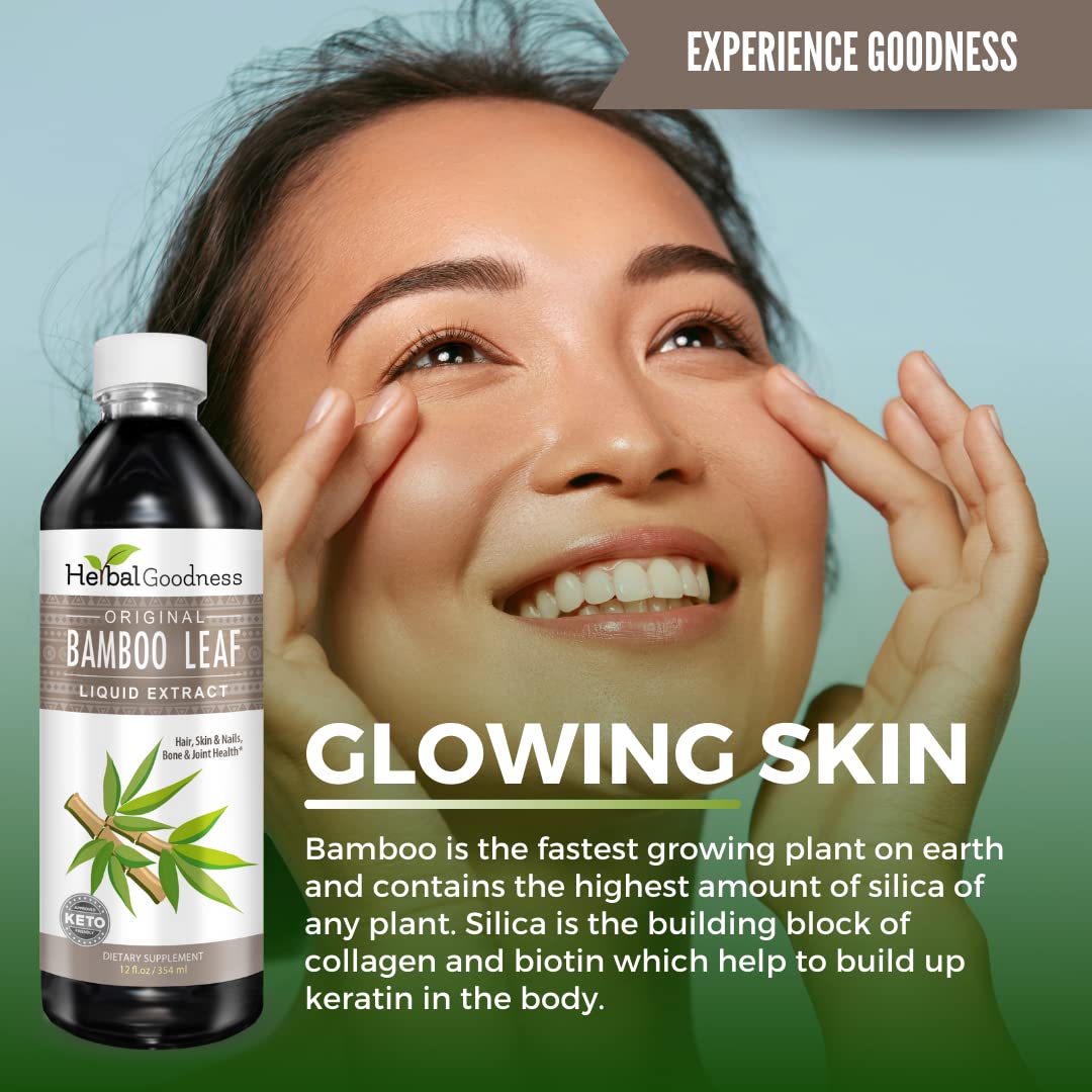 Herbal Goodness bamboo silica ingredients list with minerals and vitamins