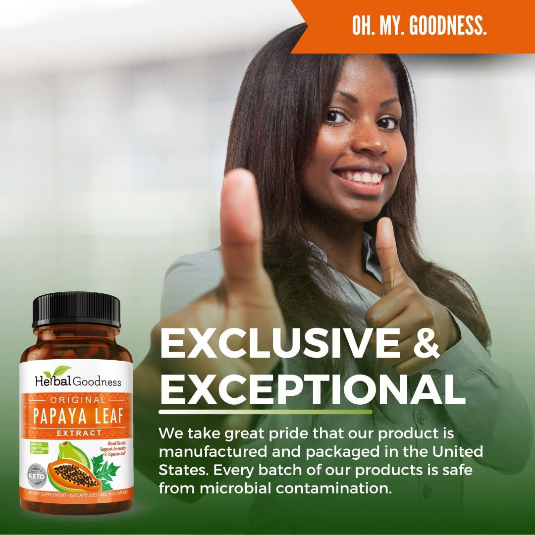 Herbal Goodness bottle on desk ready for daily immune and digestive use.