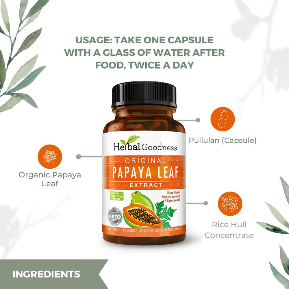 Herbal Goodness capsules in hand illustrate simple health routine.