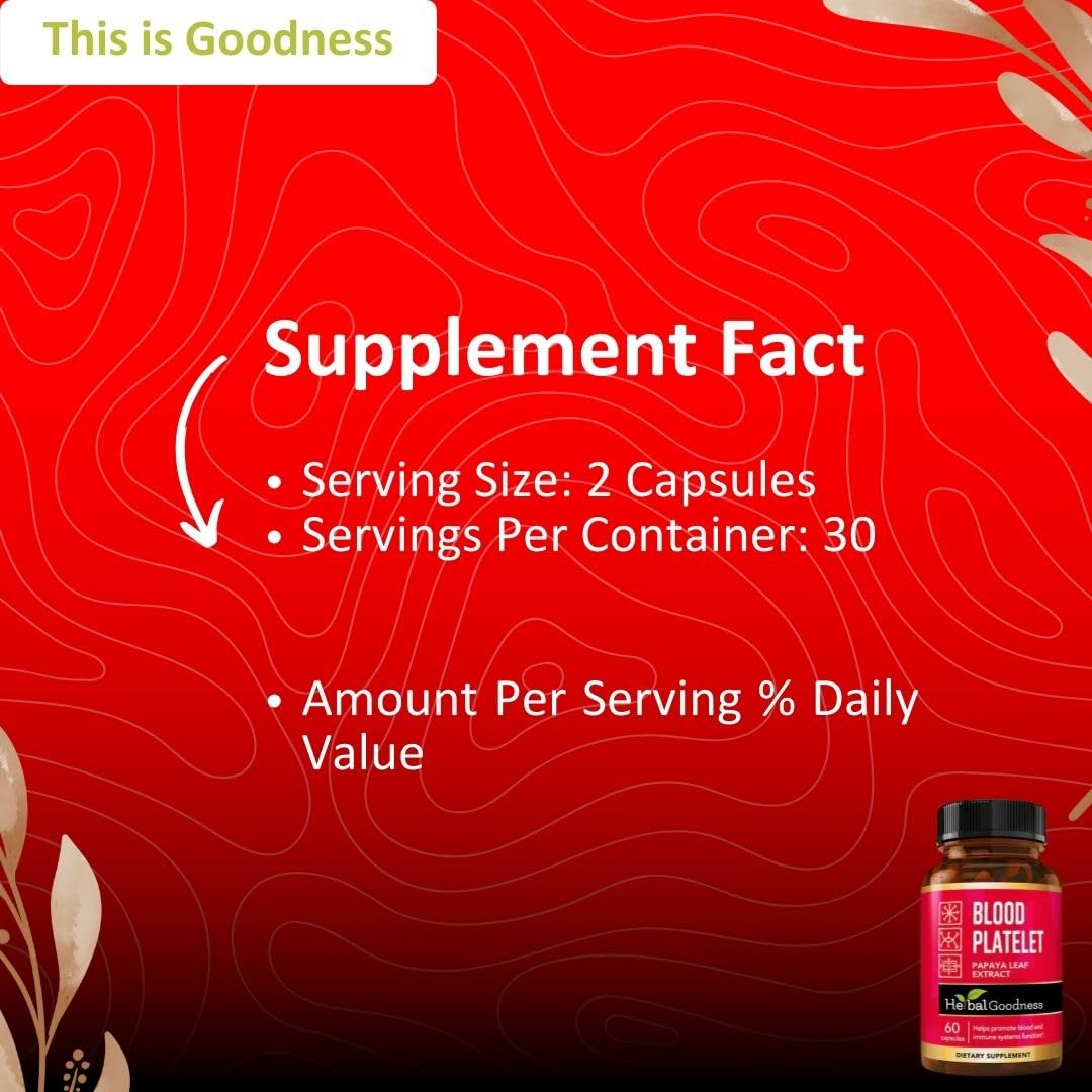 Herbal Goodness daily-use capsules for routine supplementation.