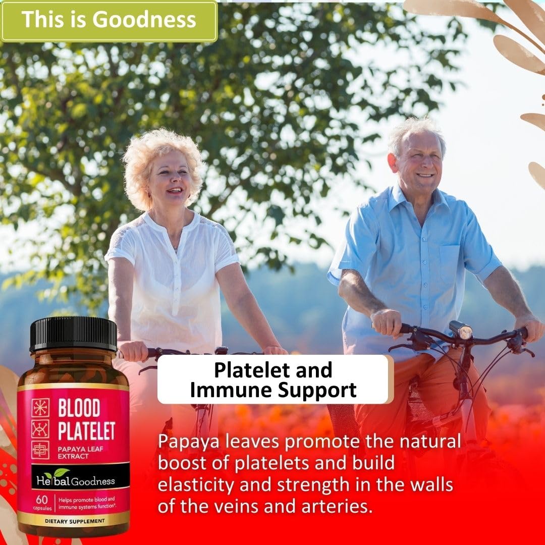 Herbal Goodness capsule displaying immune support benefits.