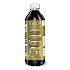 Herbal Goodness Olive Leaf Extract Liquid pour demonstrating easy usage and potential absorption.