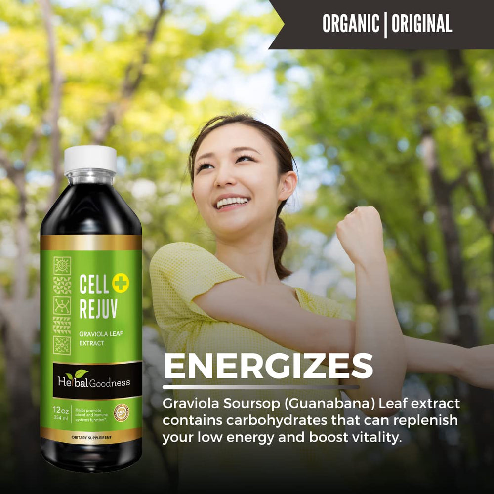 Herbal Goodness Soursop liquid drops bottle ready for everyday use