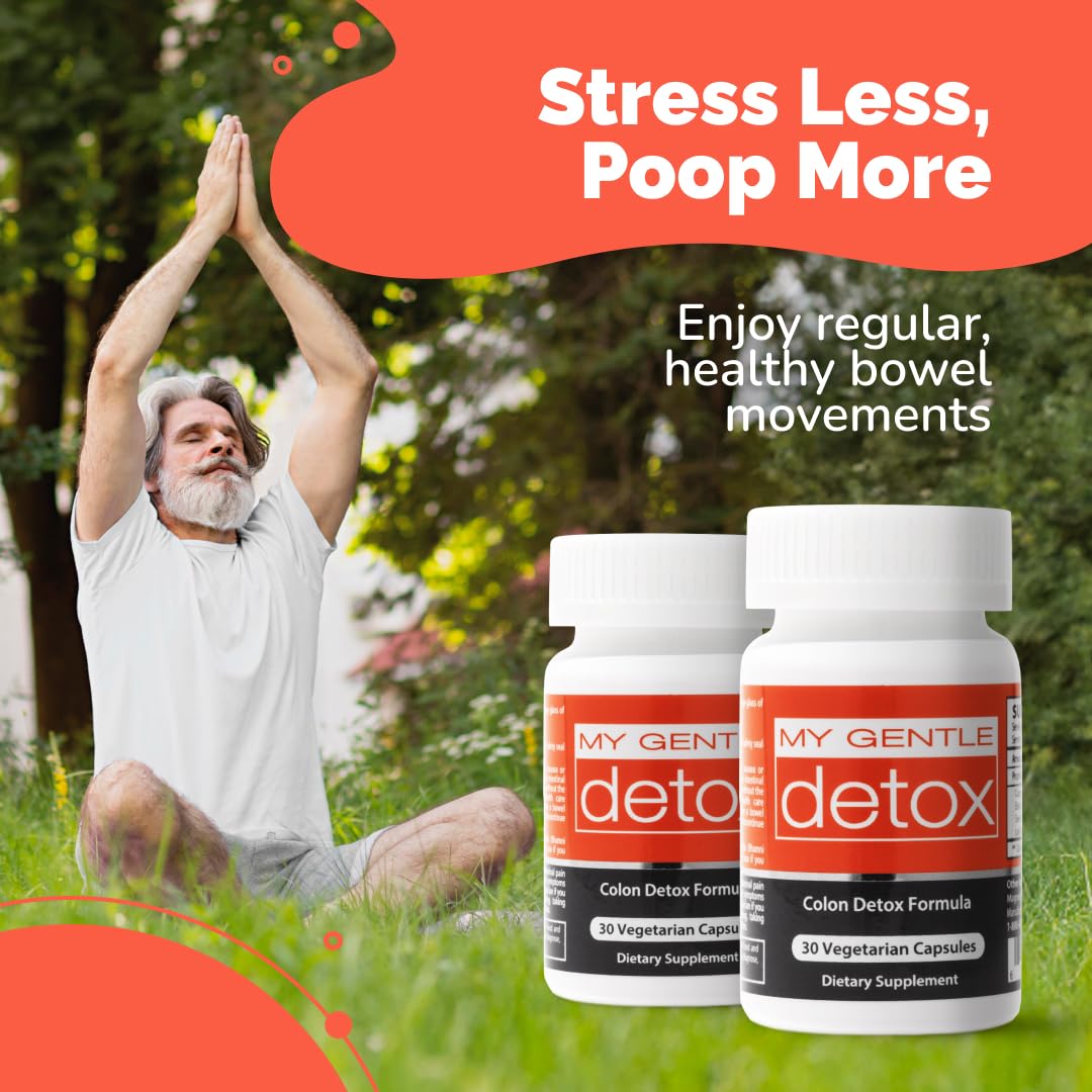 Herbal Nitro My Gentle Detox label view with dosage and simple nightly use
