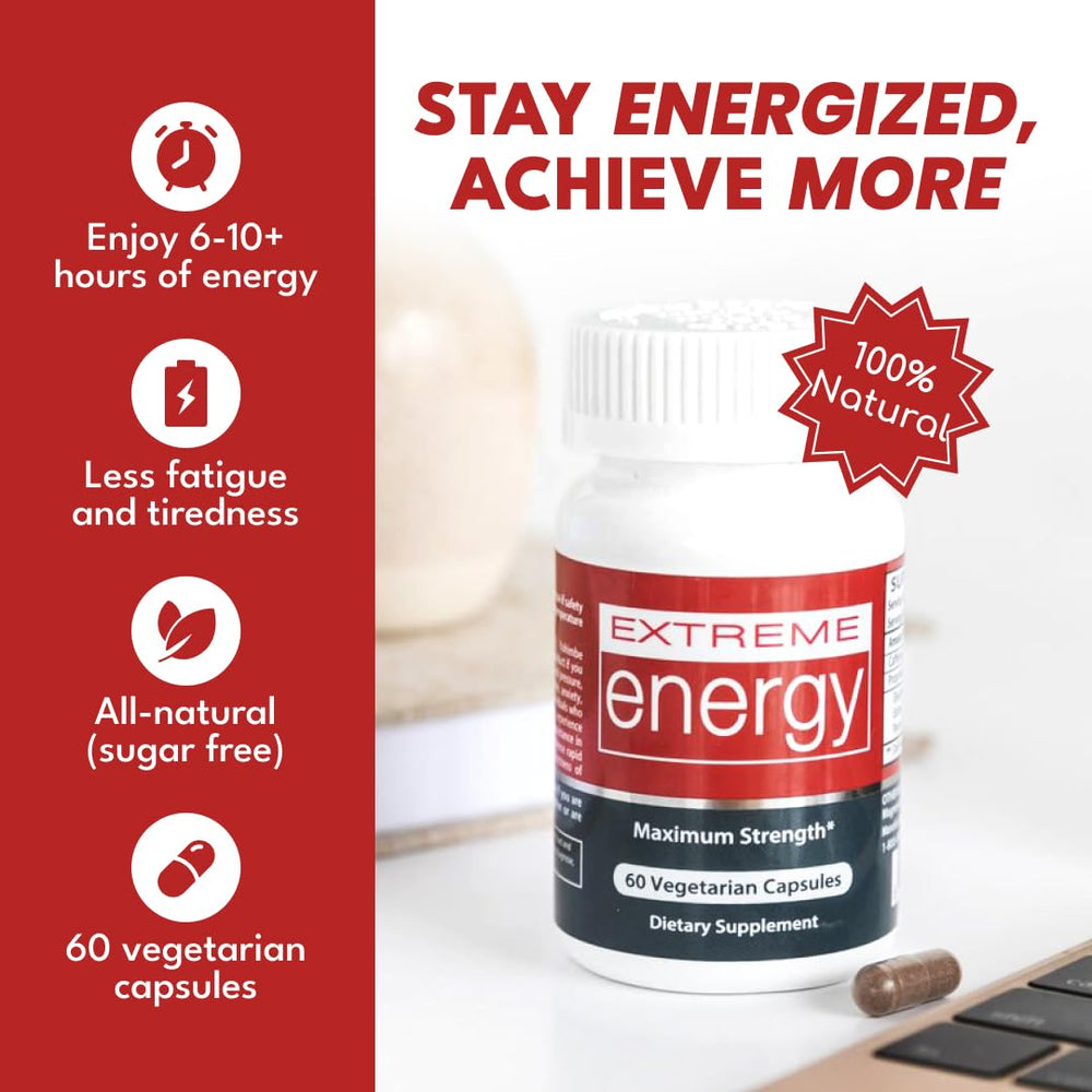 Herbal Nitro packaging front highlights natural energy formula for men and women.