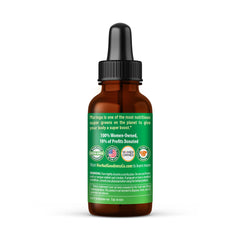 Herbal Papaya Moringa Liquid Drops label highlighting organic extract