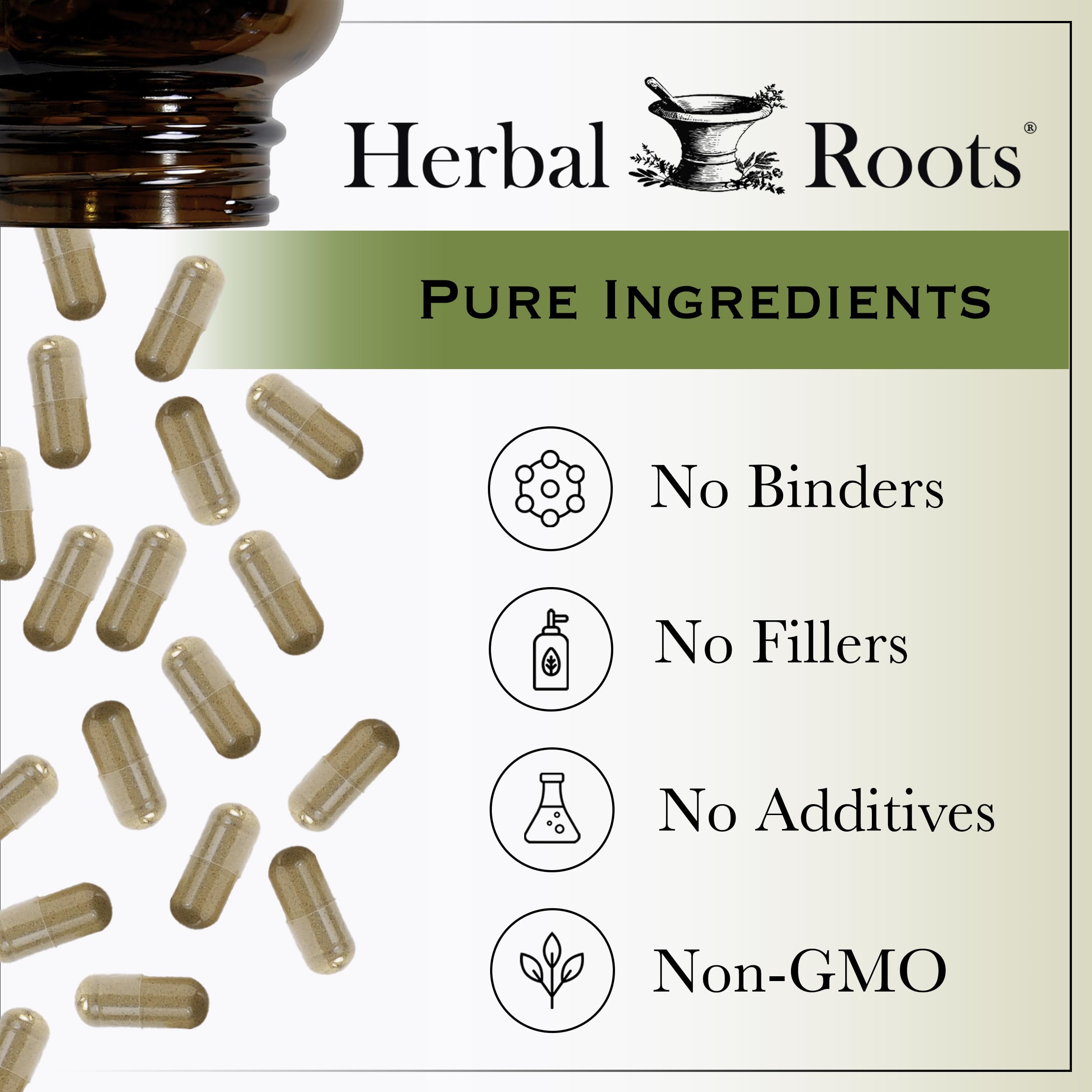 Herbal Roots family-owned logo conveys trusted, small-batch craftsmanship.
