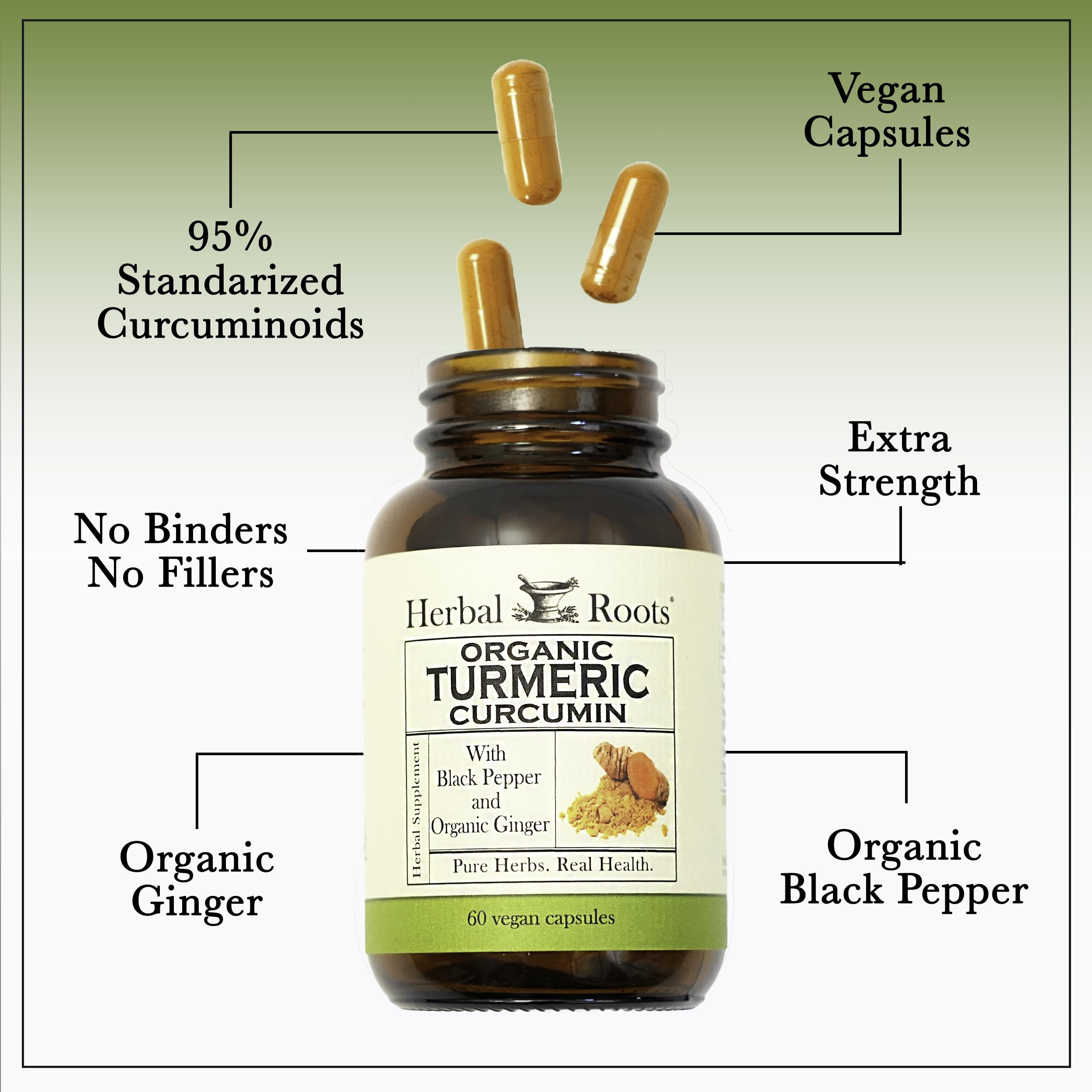 Herbal Roots organic ginger and black pepper blend image