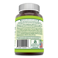 Herbal Secrets packaging shows gluten-free formula, suitable for sensitive diets.