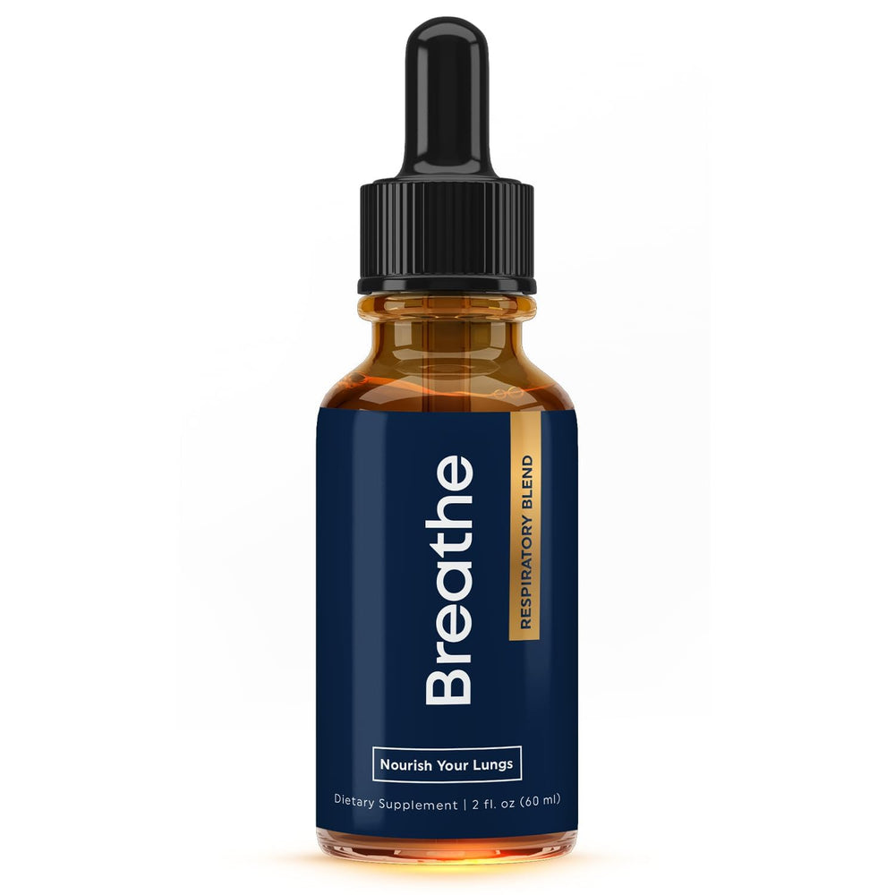 Herbal Tea Therapy BREATHE drops pour suggests convenient daily lung support