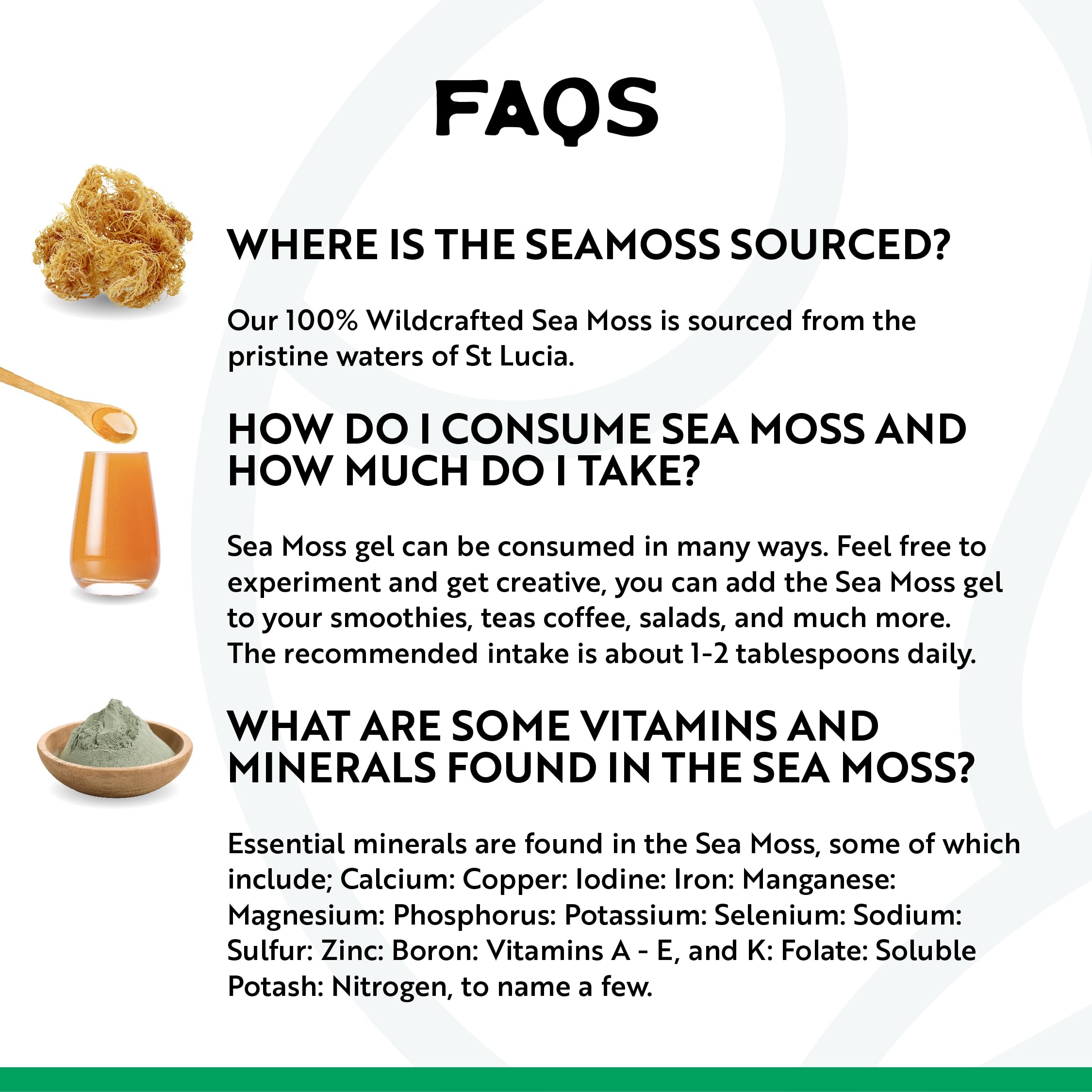 Herbal Vineyards Gold Sea Moss smoothie blend adds nutrient depth.