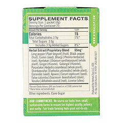 Herbal ZAP cup ready-to-drink after stirring.