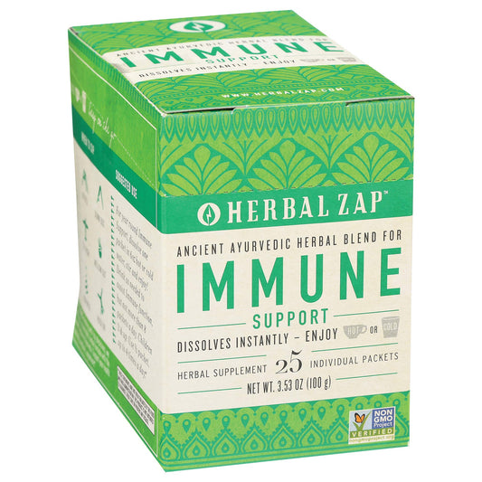 Close-up of Herbal ZAP's 14 herbal extracts blend.
