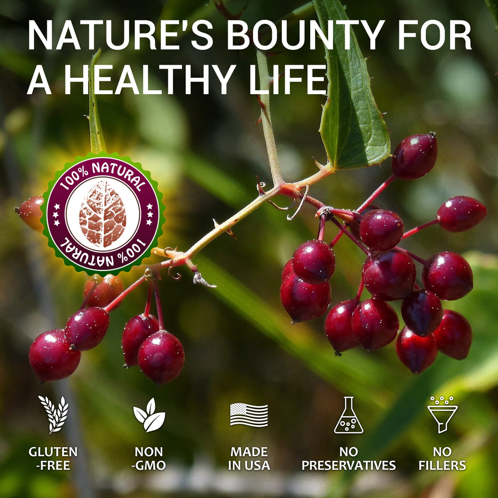 HERBALICIOUS Sarsaparilla Extract label—clear non-GMO ingredients for trust.