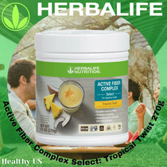 Herbalife Active Fiber Complex Tropical Twist scoop for accurate serving and fiber intake.