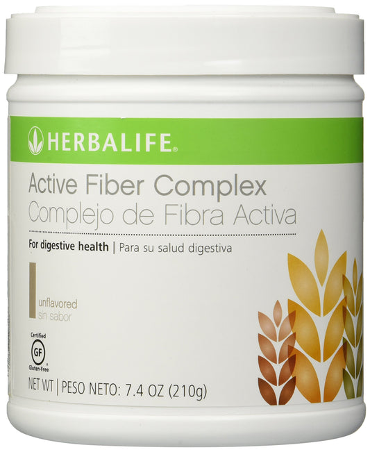 Herbalife Active Fiber unflavored powder bottle supports regularity and easy mixing.