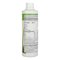 Herbalife Herbal Aloe Cranberry label close-up highlights premium aloe ingredients
