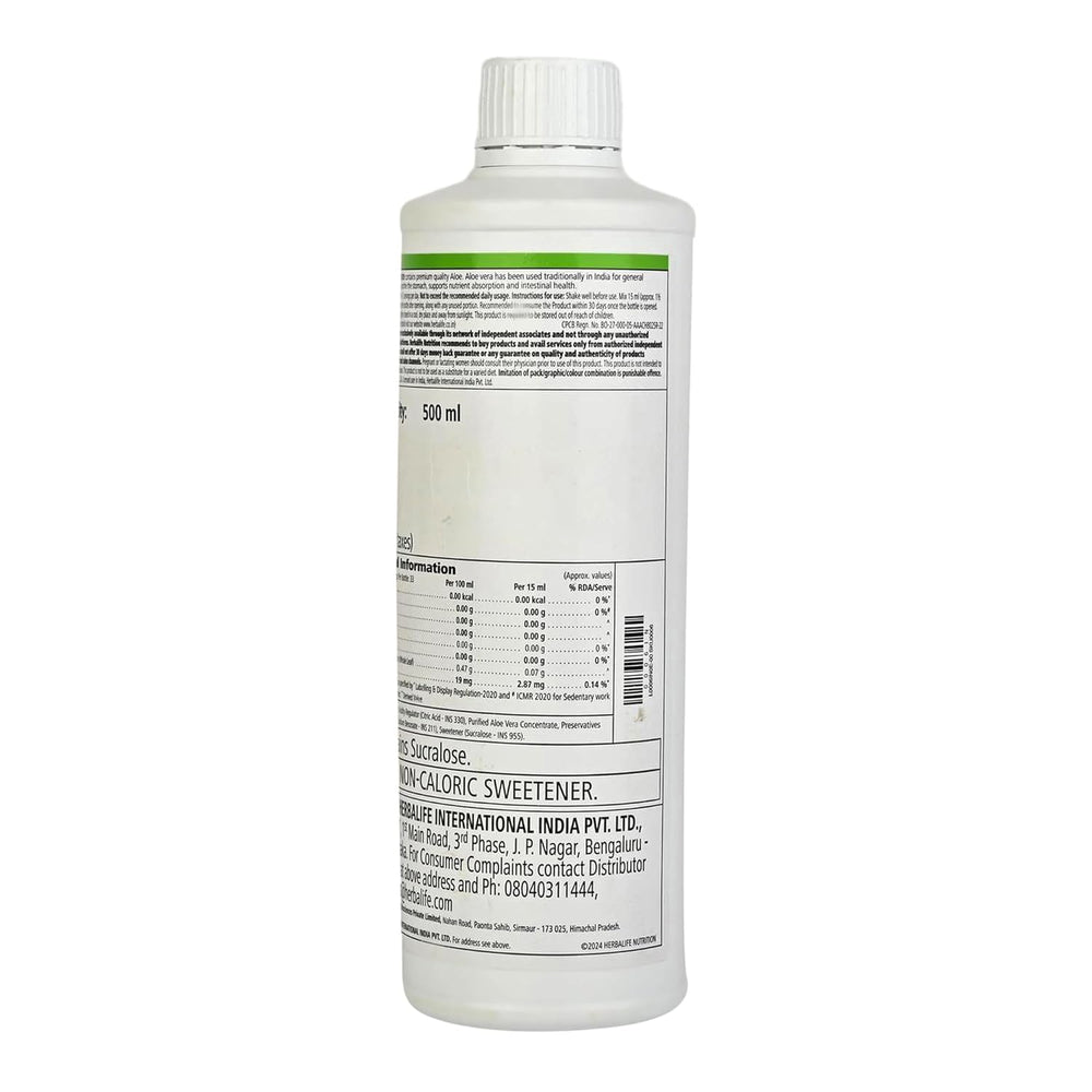 Herbalife Herbal Aloe Cranberry storage reminder to refrigerate after opening