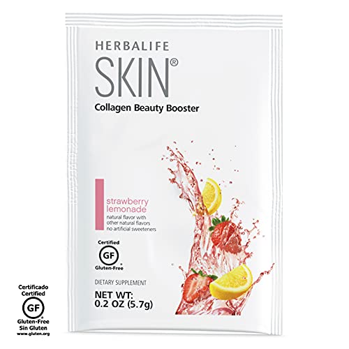 Herbalife Skin Strawberry Lemonade packets for daily beauty support