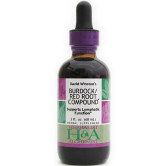 Herbalist & Alchemist Burdock/Red Root Compound bottle for daily wellness and lymphatic support