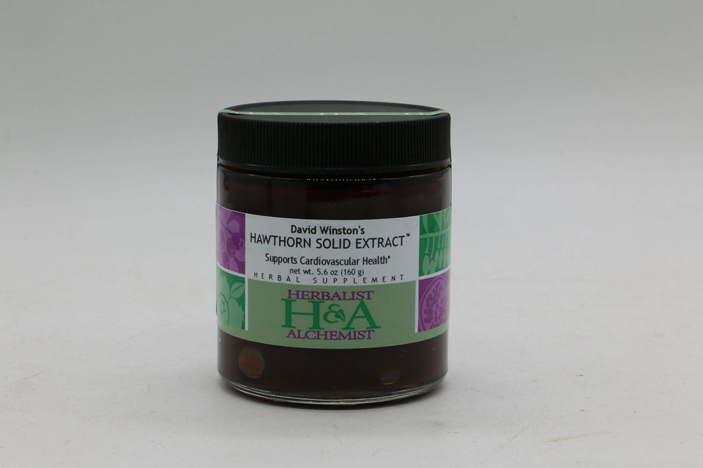Herbalist & Alchemist Hawthorn Solid Extract bottle for daily cardiovascular support