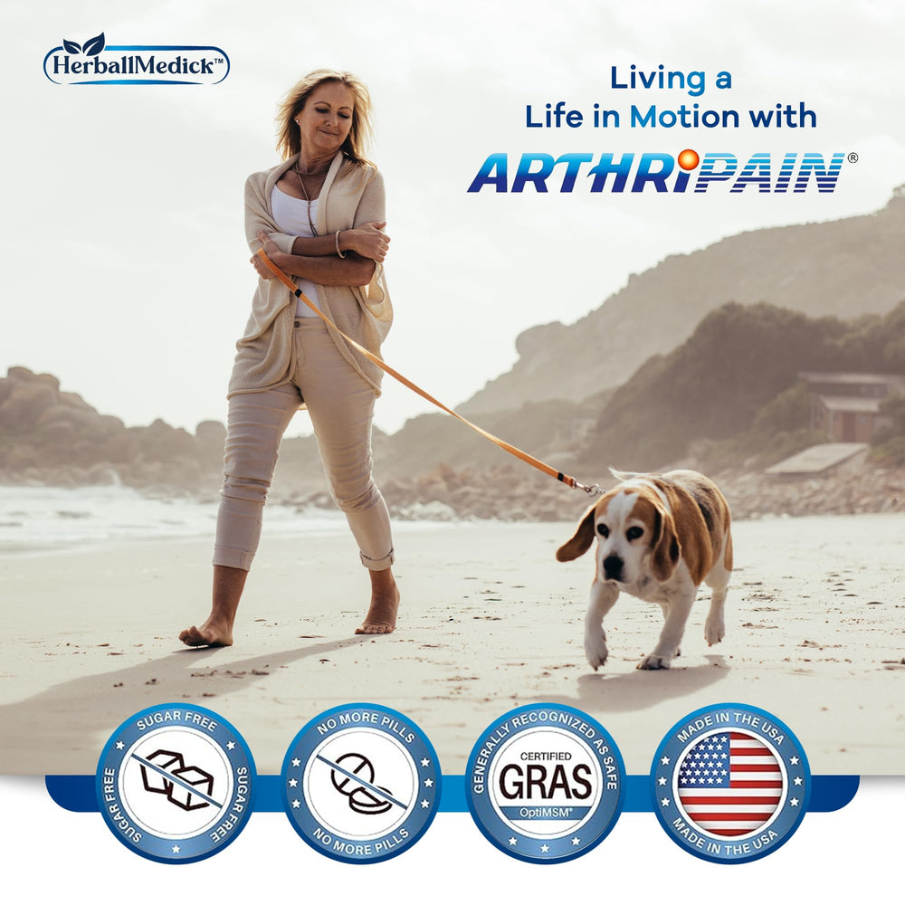 HerballMedick Arthripain third-party tested emblem for trusted formulation