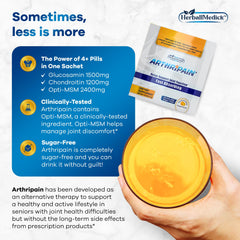 HerballMedick Arthripain US manufacturing seal indicating quality