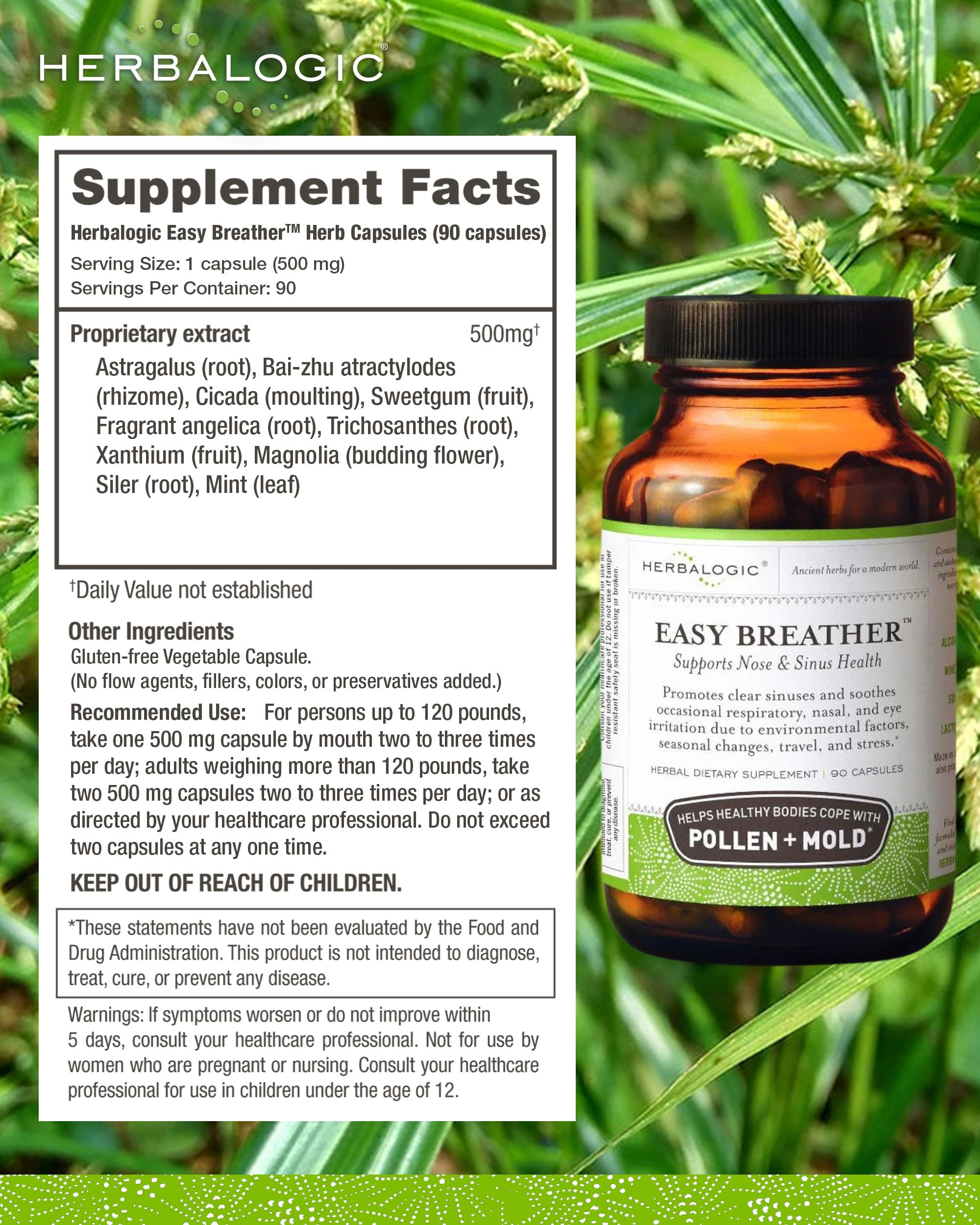 Herbalogic Easy Breather promotes seasonal respiratory support in daily life