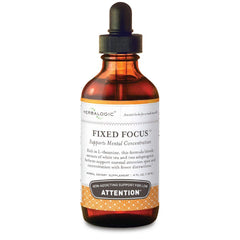 Herbalogic Fixed Focus bottle pour for quick, focused dosing during study sessions.