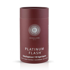 Herbalore Platinum Flash capsules ready for daily endurance and focus.