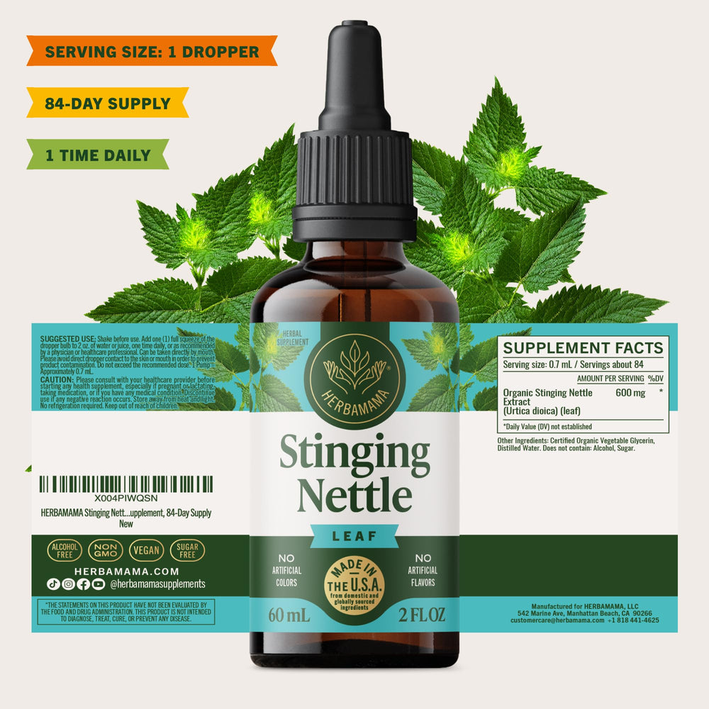HERBAMAMA 84-day supply packaging indicating extended, convenient dosing.