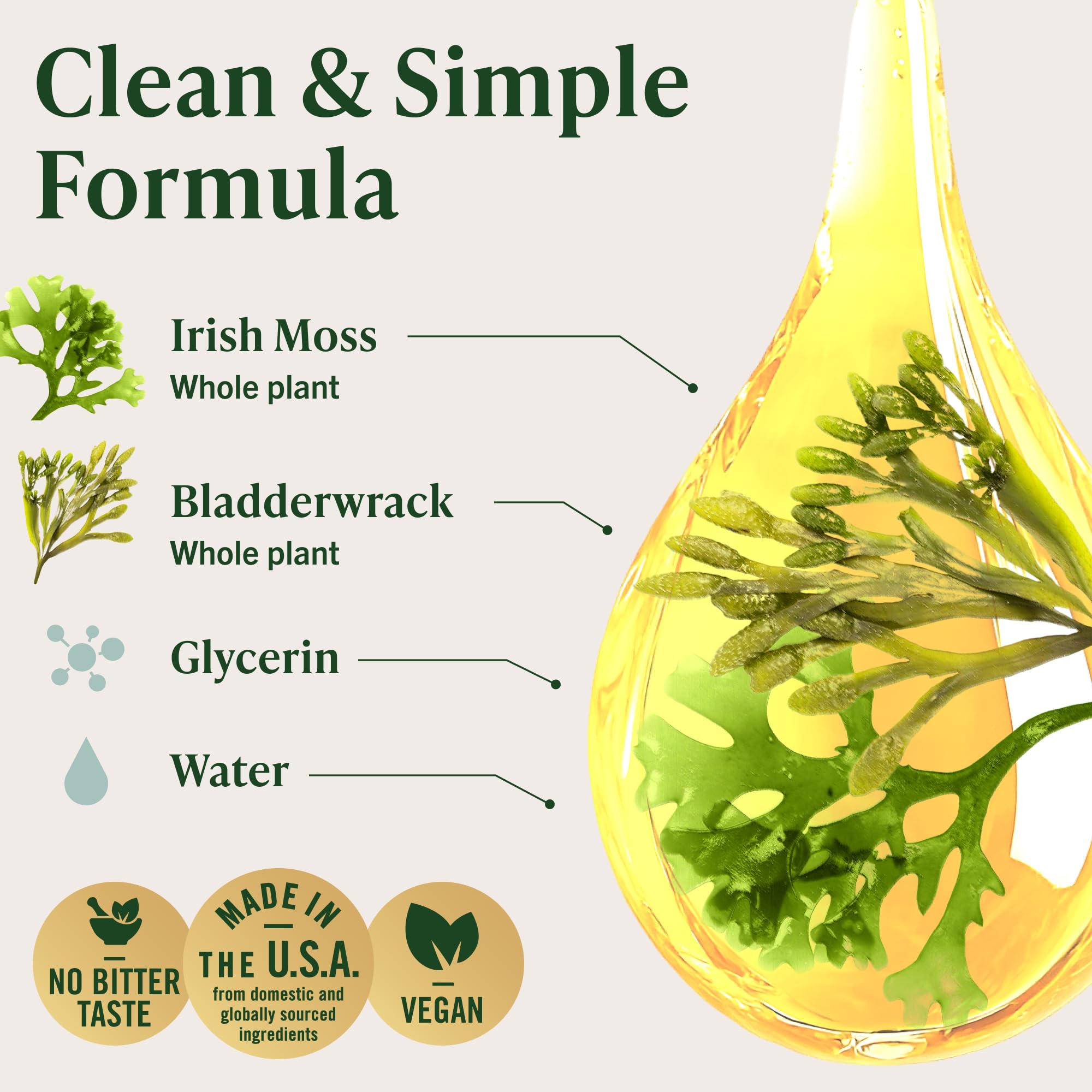 HERBAMAMA bladderwrack complex drops dropper—fast absorption potential.
